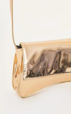 PrettyLittleThing Shoulder Bags*PU Flap Over Baguette Shoulder Bag