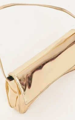 PrettyLittleThing Shoulder Bags*PU Flap Over Baguette Shoulder Bag