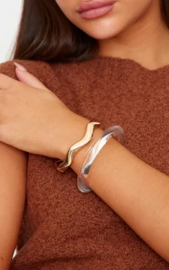PrettyLittleThing Bracelets*Resin Clasp Multipack Bangle