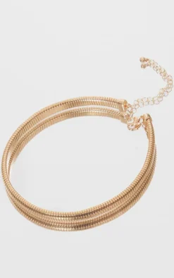 PrettyLittleThing Necklaces*Rib Stretch Choker