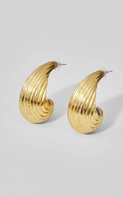 PrettyLittleThing Statement Earrings*Ridge Oversized Tear Drop Statement Earrings