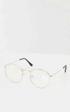 PrettyLittleThing Sunglasses*Round Frame Blue Light Readers