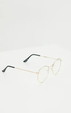 PrettyLittleThing Sunglasses*Round Frame Blue Light Readers