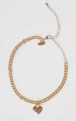 PrettyLittleThing Anklets*Script Love Heart Anklet