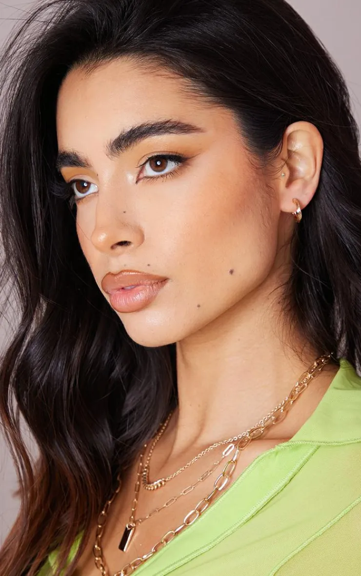 PrettyLittleThing Hoop Earrings*Simple Hoop & Stud Multipack Earrings