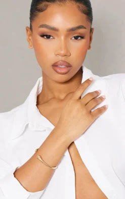 PrettyLittleThing Bracelets*Simple Smooth Curve Bangle