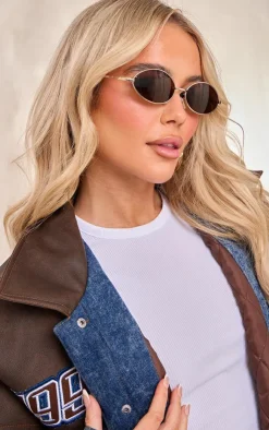 PrettyLittleThing Sunglasses*Slim Oval Lens Sunglasses