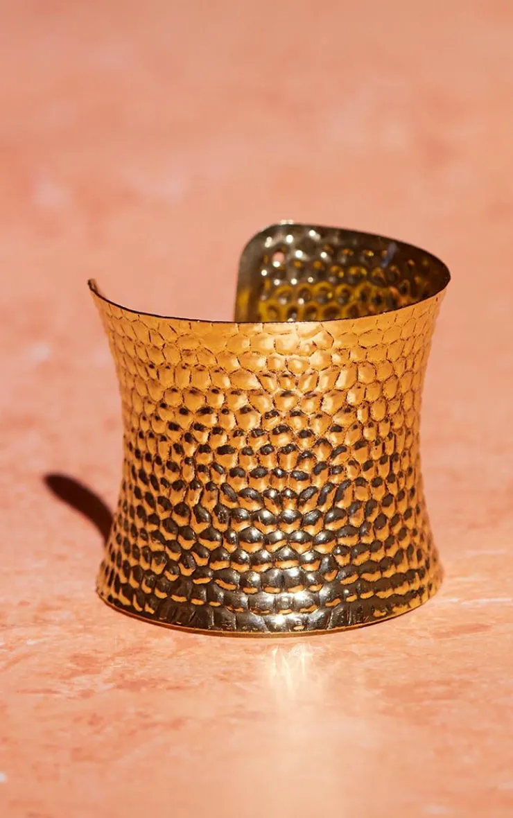 PrettyLittleThing Bracelets*Textured Cuff Bangle