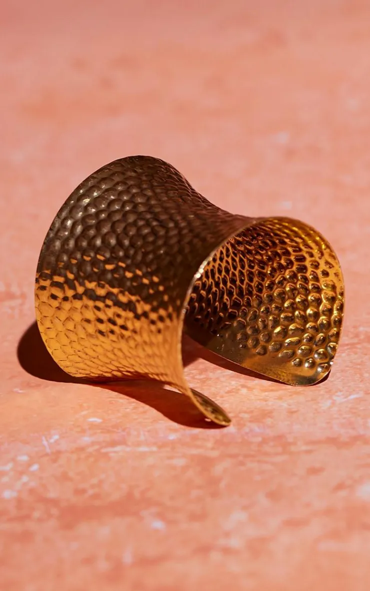 PrettyLittleThing Bracelets*Textured Cuff Bangle