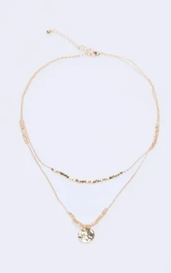PrettyLittleThing Necklaces*Tonal Bead Layered Necklace