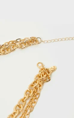 PrettyLittleThing Necklaces*Triple Chain Short Necklace