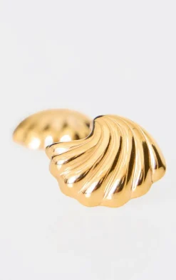 PrettyLittleThing Earrings*Water Resistant Ridge Flare Stud Earrings