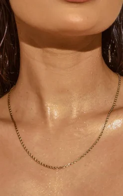 PrettyLittleThing Necklaces*Water Resistant Rope Twist Necklace