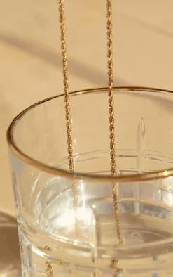 PrettyLittleThing Necklaces*Water Resistant Rope Twist Necklace