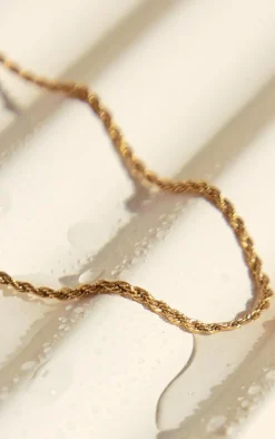PrettyLittleThing Necklaces*Water Resistant Rope Twist Necklace