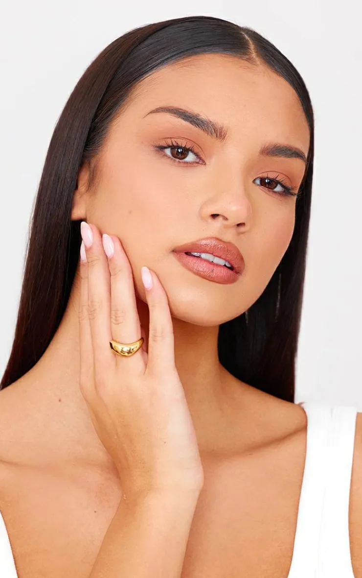 PrettyLittleThing Rings*Water Resistant Twist Abstract Ring