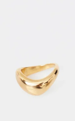 PrettyLittleThing Rings*Water Resistant Twist Abstract Ring