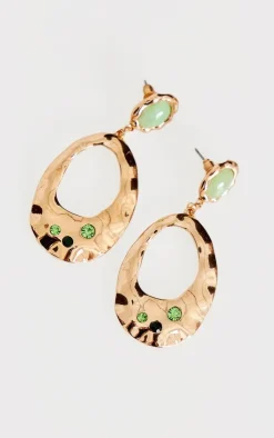 PrettyLittleThing Statement Earrings*Abstract Molten Jewel Statement Stud Earrings