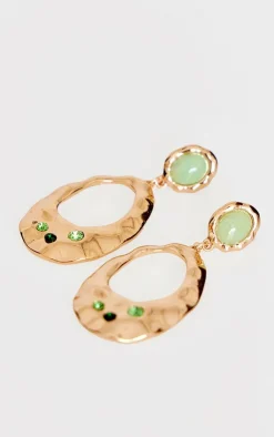 PrettyLittleThing Statement Earrings*Abstract Molten Jewel Statement Stud Earrings