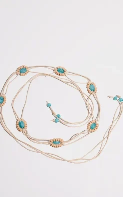 PrettyLittleThing Body Jewelry*Beaded Rope Belly Chain