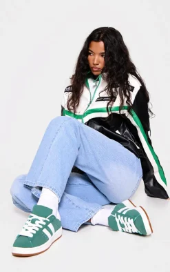 PrettyLittleThing Sneakers*Faux Suede Stripe Chunky Lace Up Sneakers