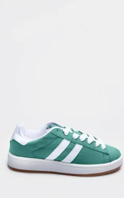 PrettyLittleThing Sneakers*Faux Suede Stripe Chunky Lace Up Sneakers