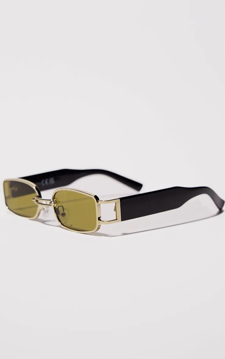 PrettyLittleThing Square Sunglasses*Frame Slim Square Chunky Sunglasses