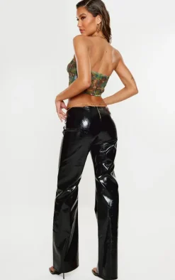 PrettyLittleThing Corsets*Mesh Boned Printed Long Corset