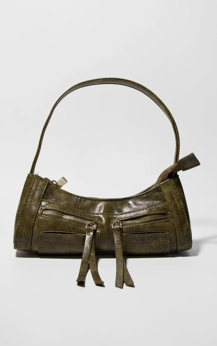 PrettyLittleThing Shoulder Bags*PU Utility Mini Shoulder Bag