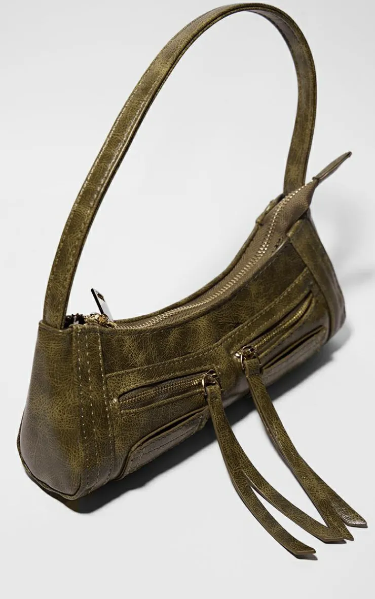 PrettyLittleThing Shoulder Bags*PU Utility Mini Shoulder Bag