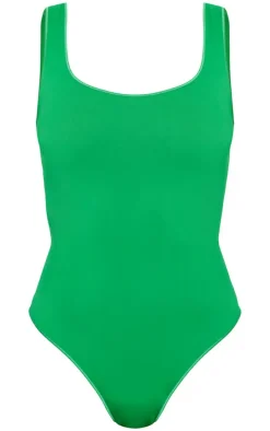 Green Seamless Lingerie Bodysuit