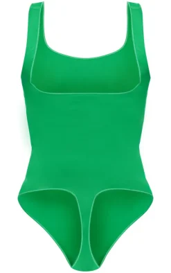 Green Seamless Lingerie Bodysuit