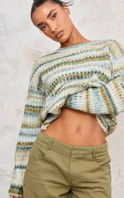 PrettyLittleThing Oversized Sweaters*Soft Marl Knit Oversized Sweater