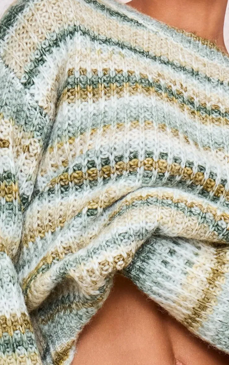 PrettyLittleThing Oversized Sweaters*Soft Marl Knit Oversized Sweater