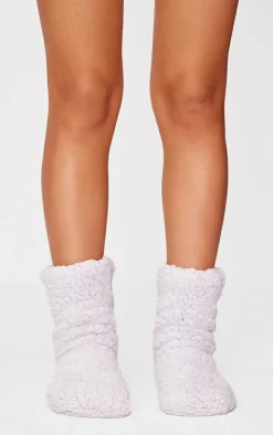 PrettyLittleThing Socks*Borg Cosy Slipper Socks
