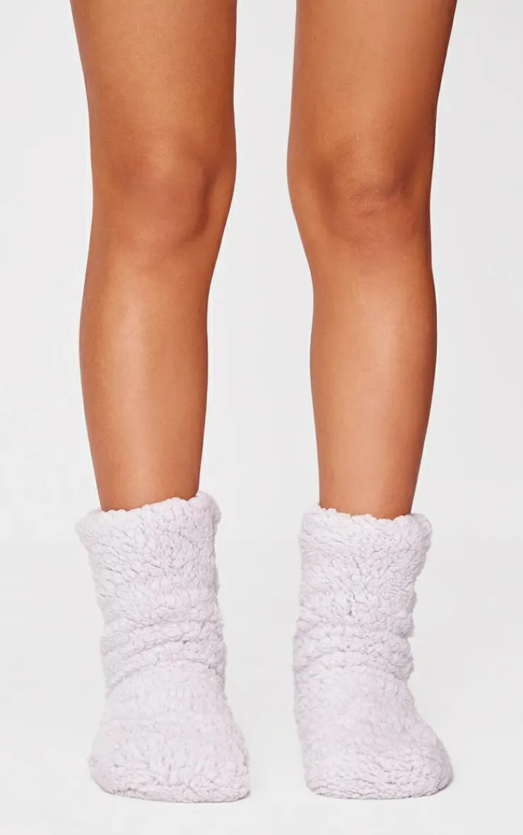 PrettyLittleThing Socks*Borg Cosy Slipper Socks