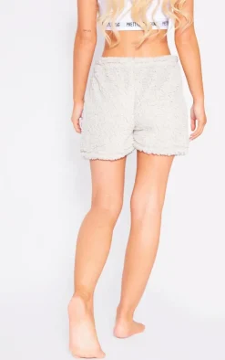 PrettyLittleThing Christmas Shop*Borg PJ Short