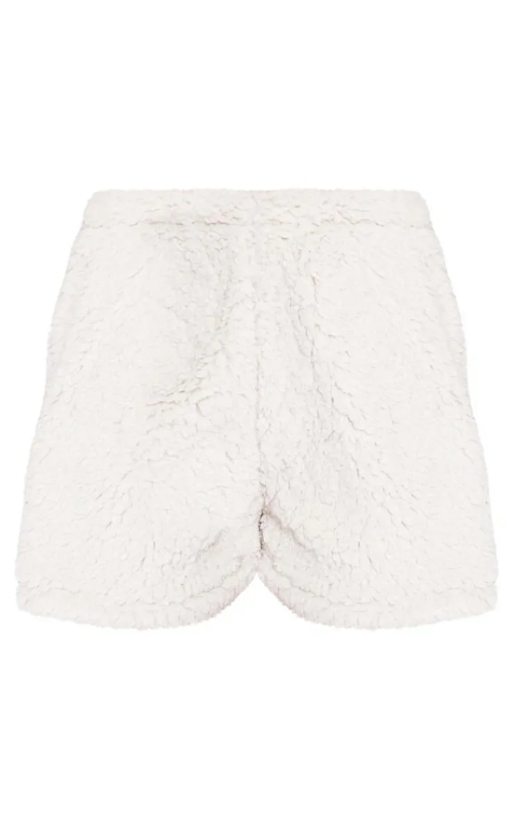PrettyLittleThing Christmas Shop*Borg PJ Short