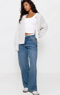 PrettyLittleThing Cardigans*Chunky Knit Slouchy Cardigan