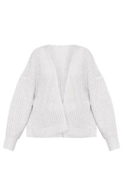 PrettyLittleThing Cardigans*Chunky Knit Slouchy Cardigan