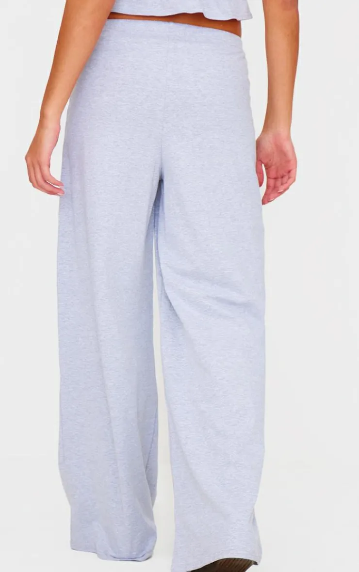 Best PrettyLittleThing Cotton Straight Leg Pants Grey