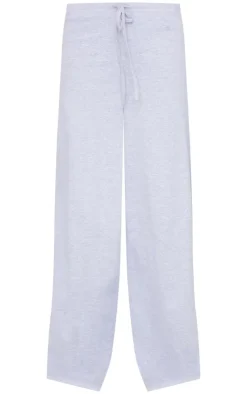 Best PrettyLittleThing Cotton Straight Leg Pants Grey