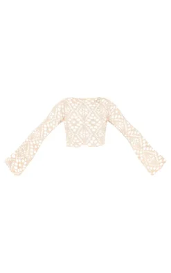 Grey Distressed Fishnet Chuck On Top