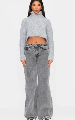 PrettyLittleThing Sweaters*Eyelash Knit High Neck Sweater