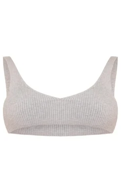 PrettyLittleThing Bralets*Knitted Ribbed Bralet
