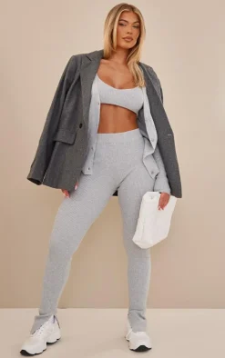 PrettyLittleThing Knitted Two Piece Sets*Knitted Ribbed Leggings