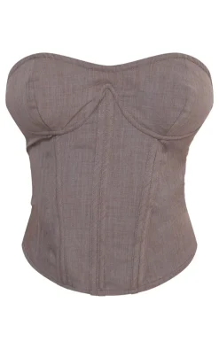 PrettyLittleThing Corsets*Lace Up Back Cropped Corset
