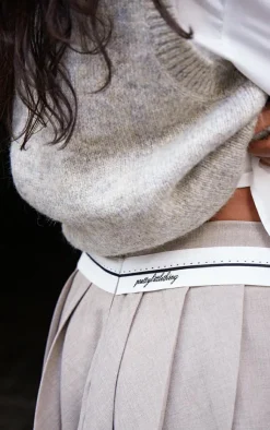 PrettyLittleThing Sweaters*Marl Knit Sweater Vest