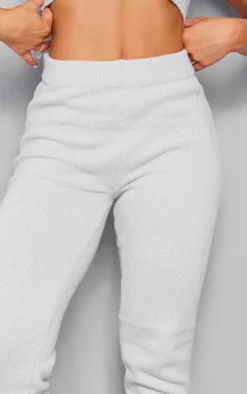 Best PrettyLittleThing Marl Knitted Leggings Grey
