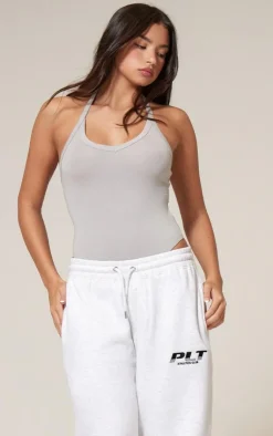 PrettyLittleThing Sleeveless Tops*Modal Cotton Strappy Scoop Bodysuit
